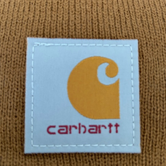 CARHARTT A18 Beanie Hat Brown Winter Pull On Knit Cap ONE SIZE - Picture 2 of 4